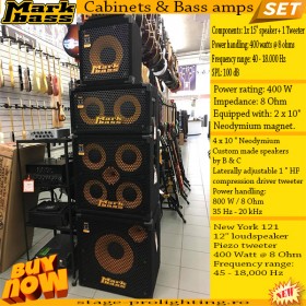 Mark Bass Cabinets & Bass amps SET